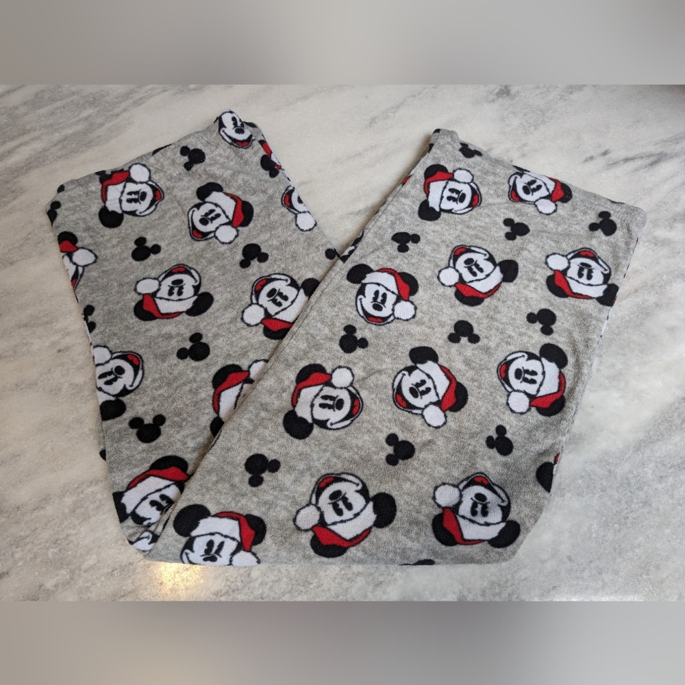 Women's Fleece Christmas Mickey Mouse Pajama Pants